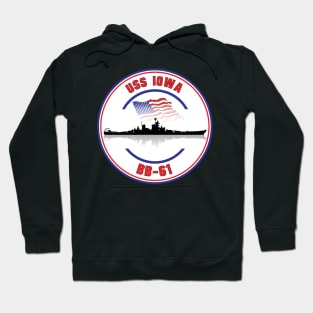 USS Iowa BB-61 Hoodie